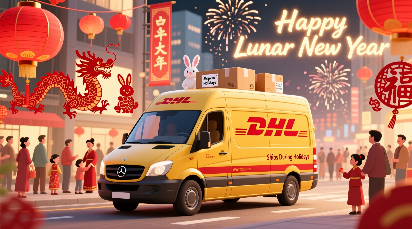 does dhl ship during chinese new year