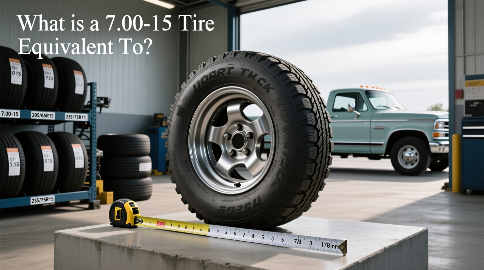 How to Choose Light Truck Tires 7.00R15, What Is a 7.00-15 Tire Equivalent To?