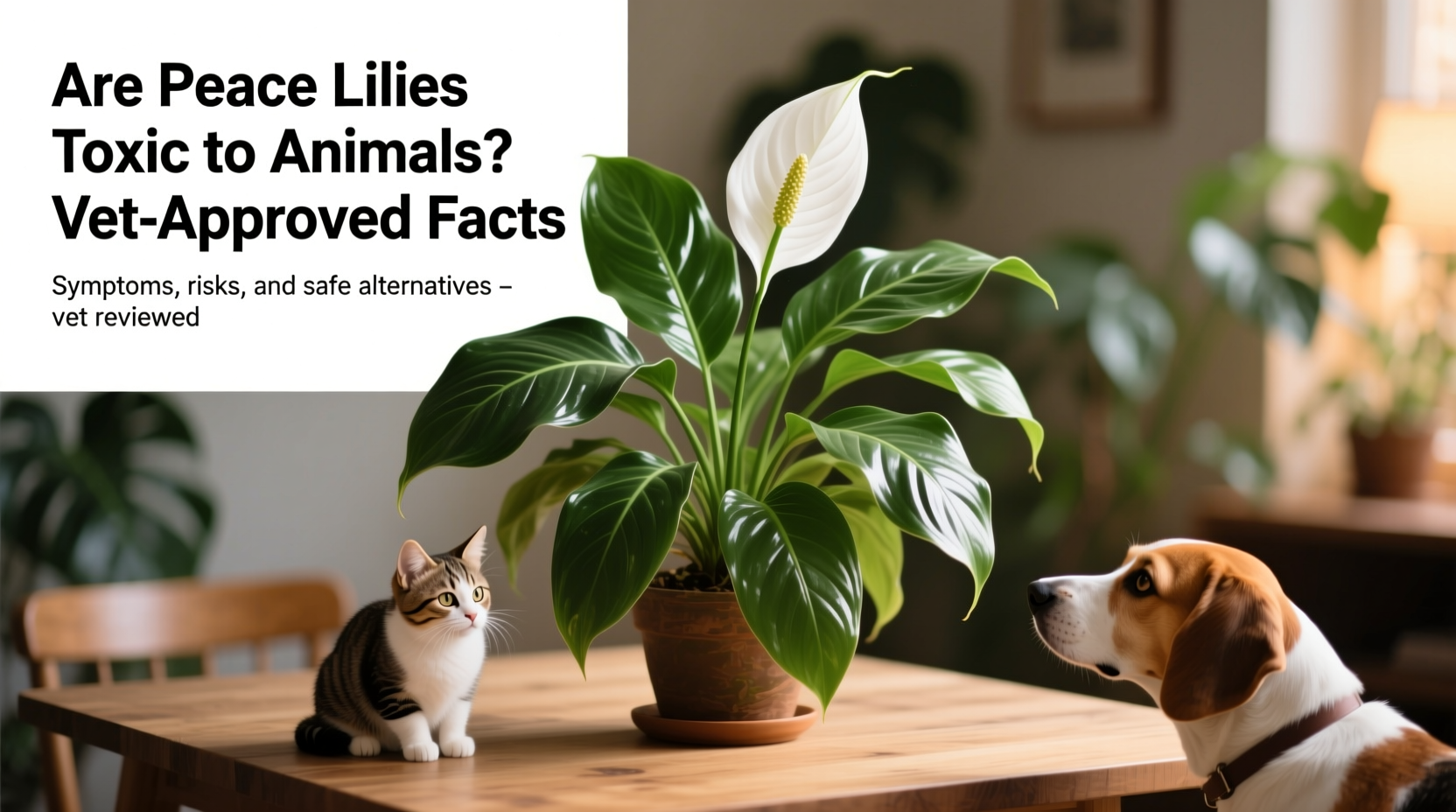 Are Peace Lilies Toxic to Animals? Vet-Approved Facts