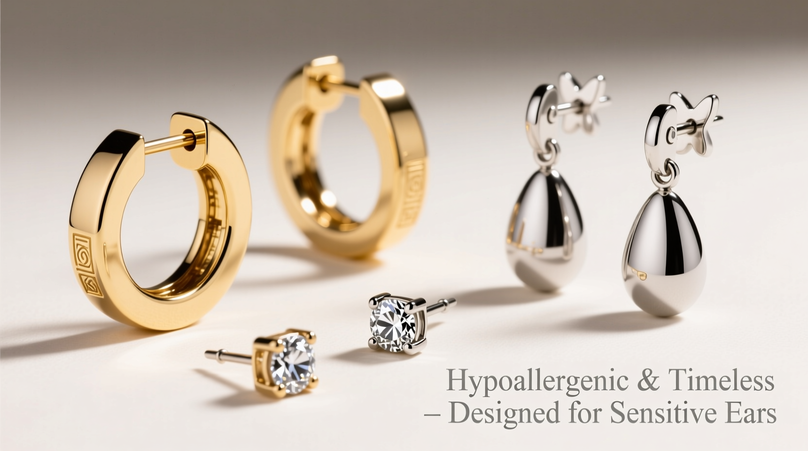 how to select luxury designer earrings that are safe and stylish for sensitive ears