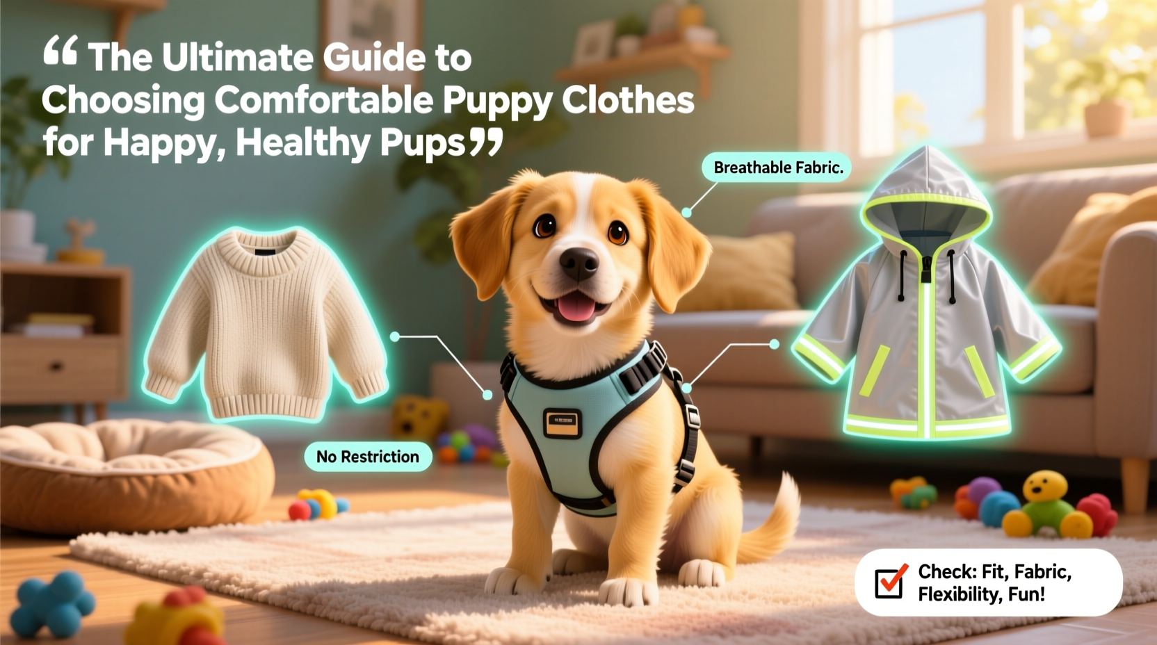 the ultimate guide to choosing comfortable puppy clothes for happy healthy pups