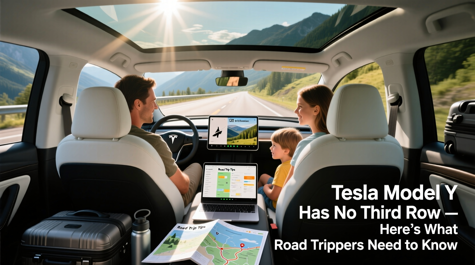 model y 3rd row road trip