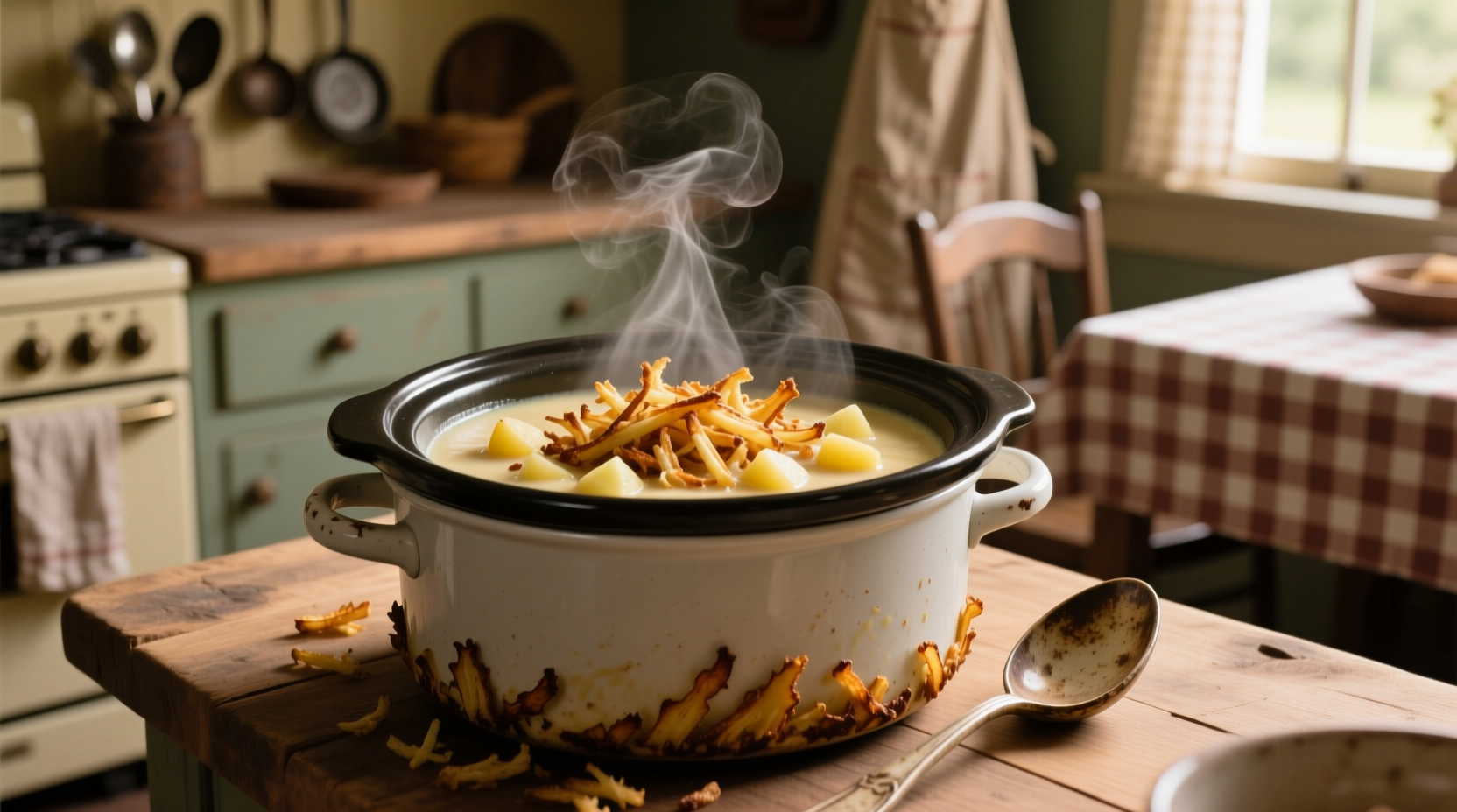 Perfect Crock Pot Potato Soup with Hash Browns Recipe