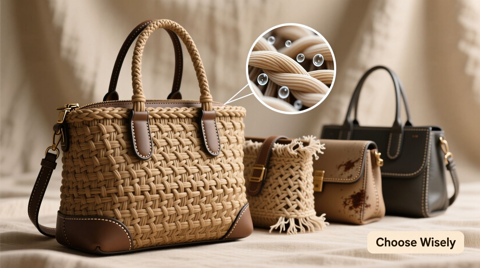 how to identify and choose a durable woven fabric purse that lasts