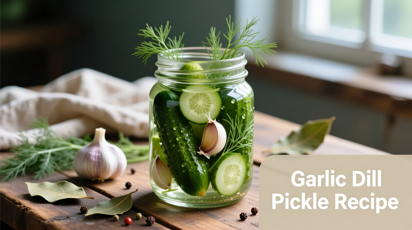 dill pickle recipe with garlic