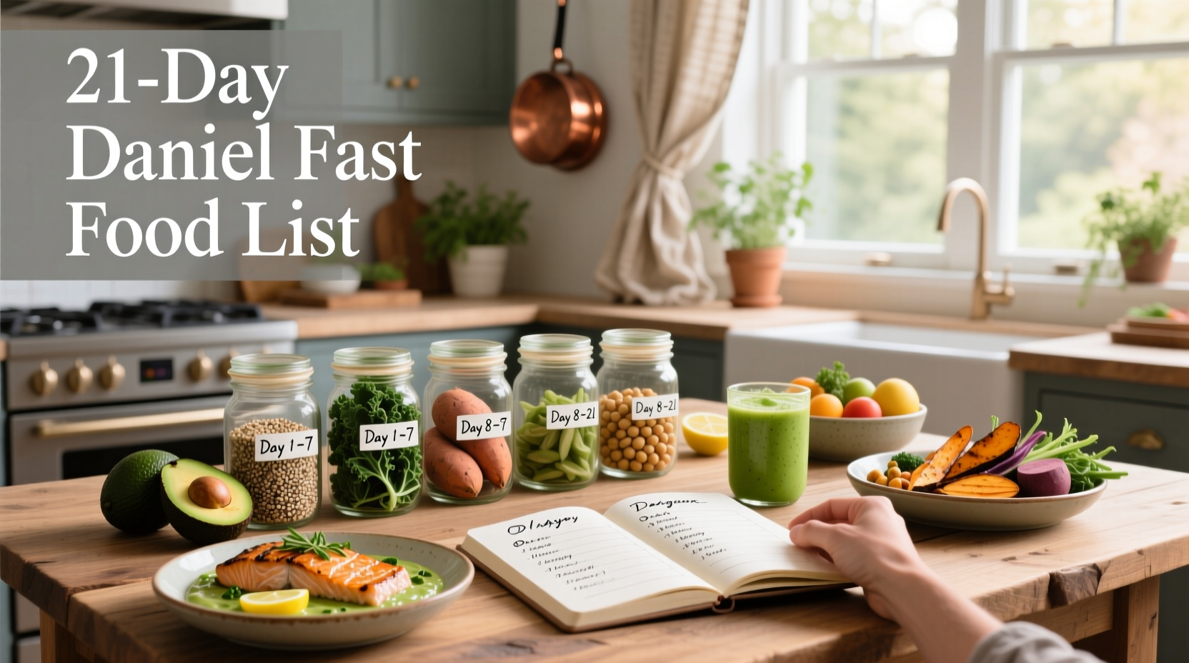 21 day daniel fast food list guide