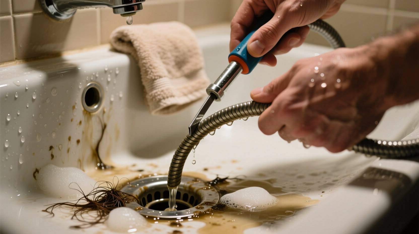 how to clean shower drain