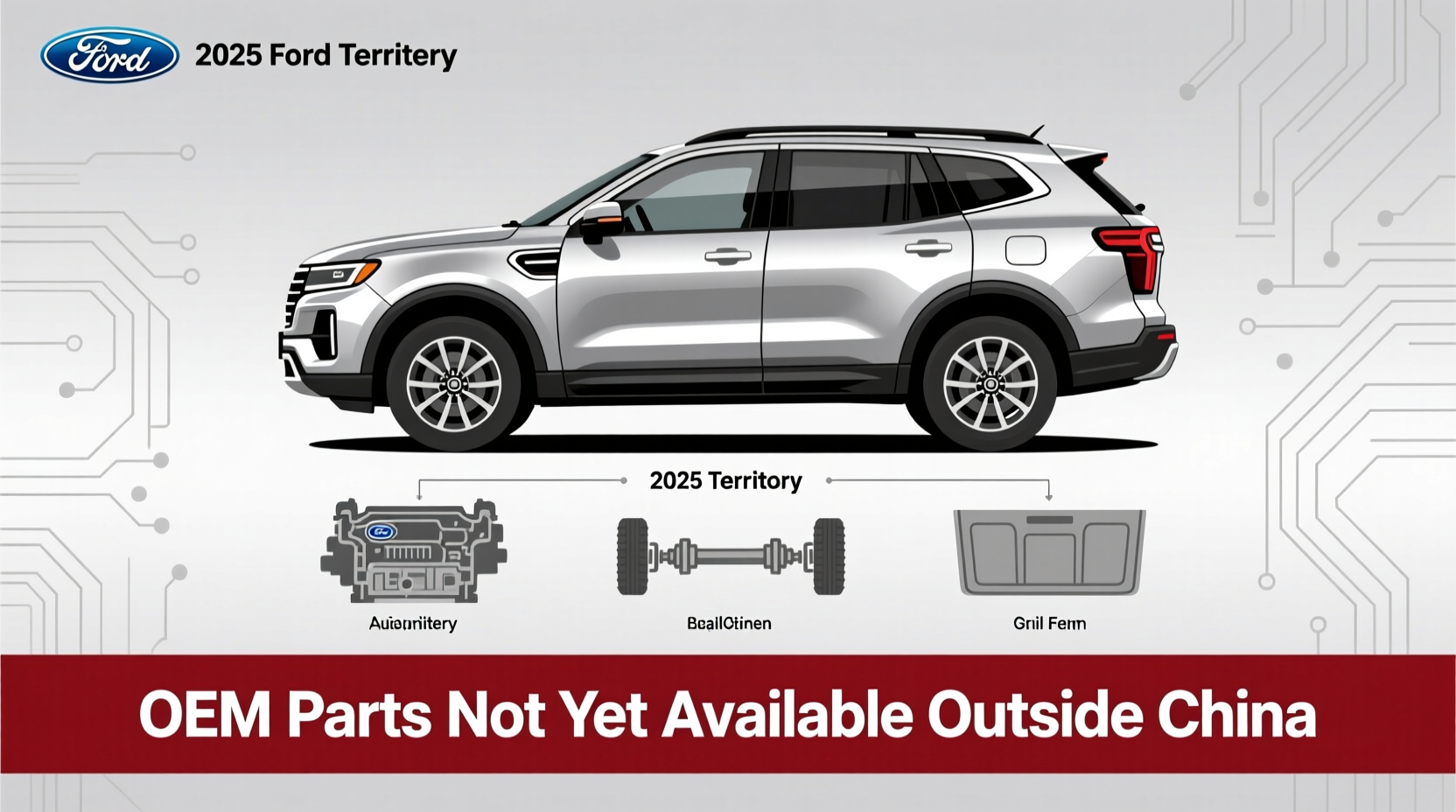 2025 ford territory oem parts availability