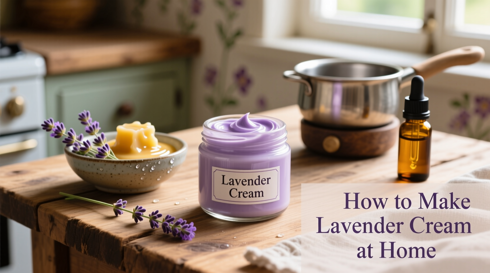 how to make lavender cream