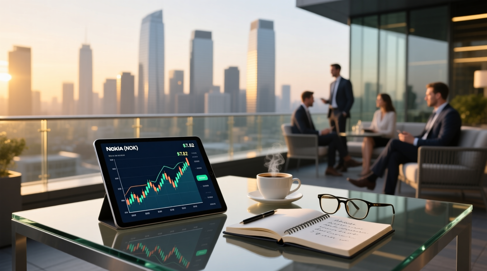 nokia stock price today real time data analysis