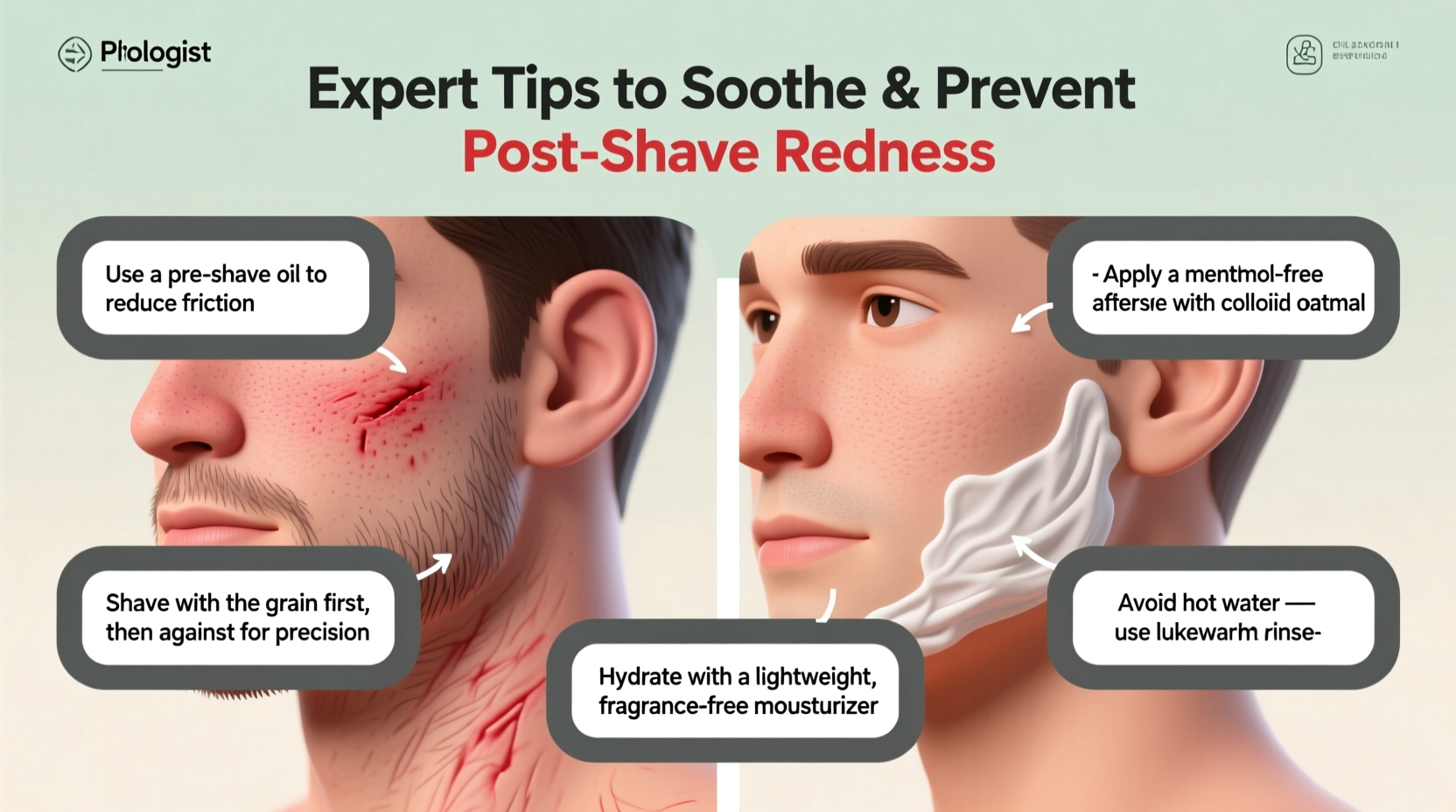 how to soothe and prevent redness after shaving expert tips for calm smooth skin