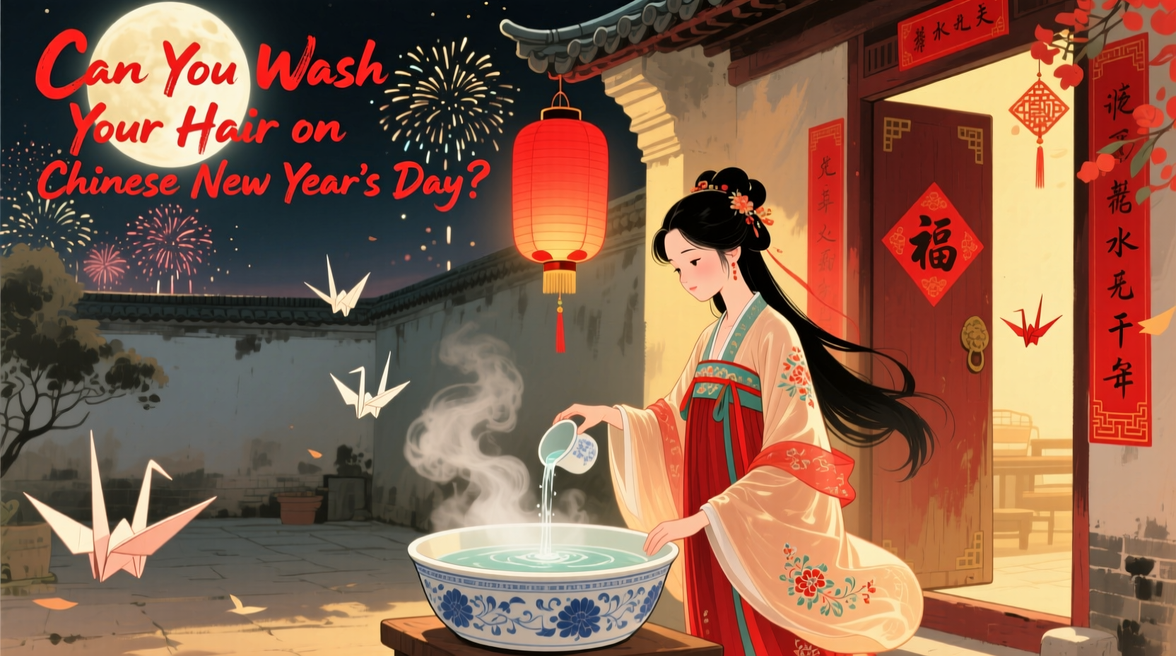 can you wash your hair on chinese new year day