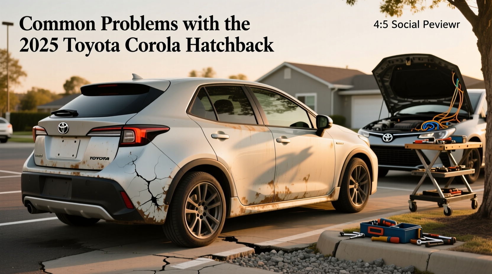 Common problems with 2025 Toyota Corolla hatchback dashboard and interior