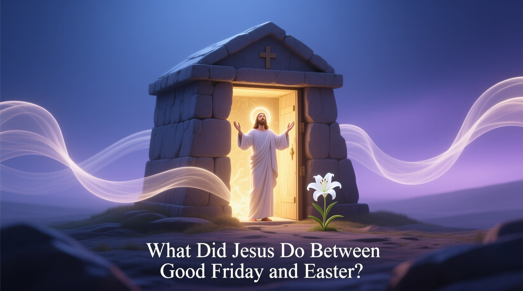 what did jesus do between good friday and easter