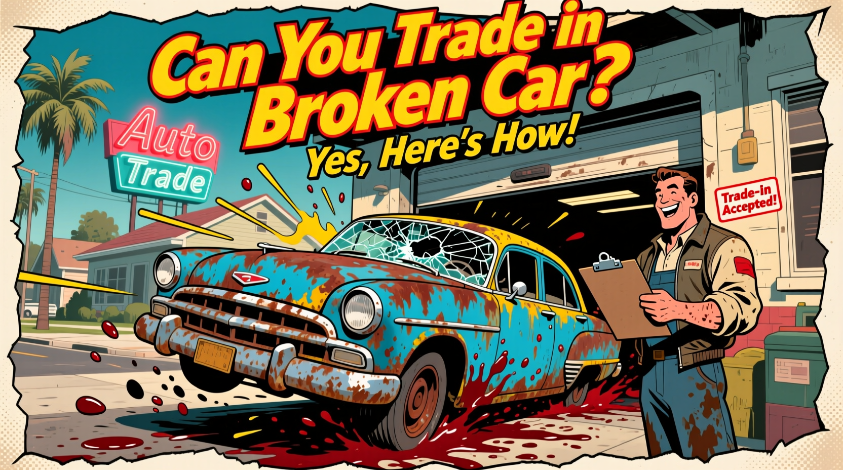 can you trade in a broken car