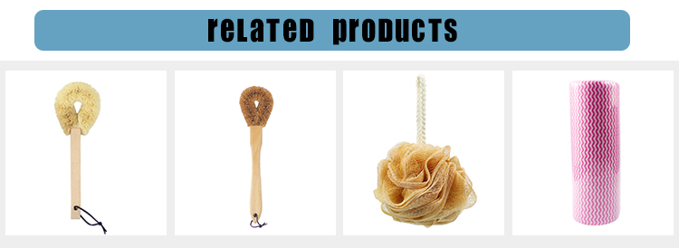 Wooden Coconut Cleaning Brush For Cups Decanters Bottles