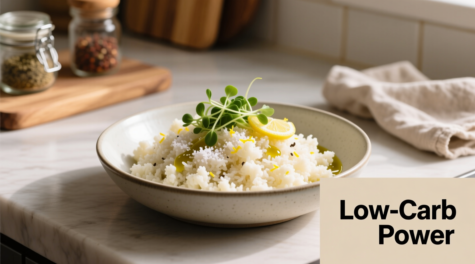 Cauliflower Rice Carbs: 3-5g Per Serving vs 45g in White Rice