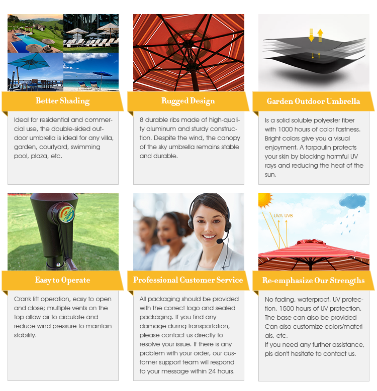 2019 Best New Home Style Steel Parasol Top Quality Cheap Price