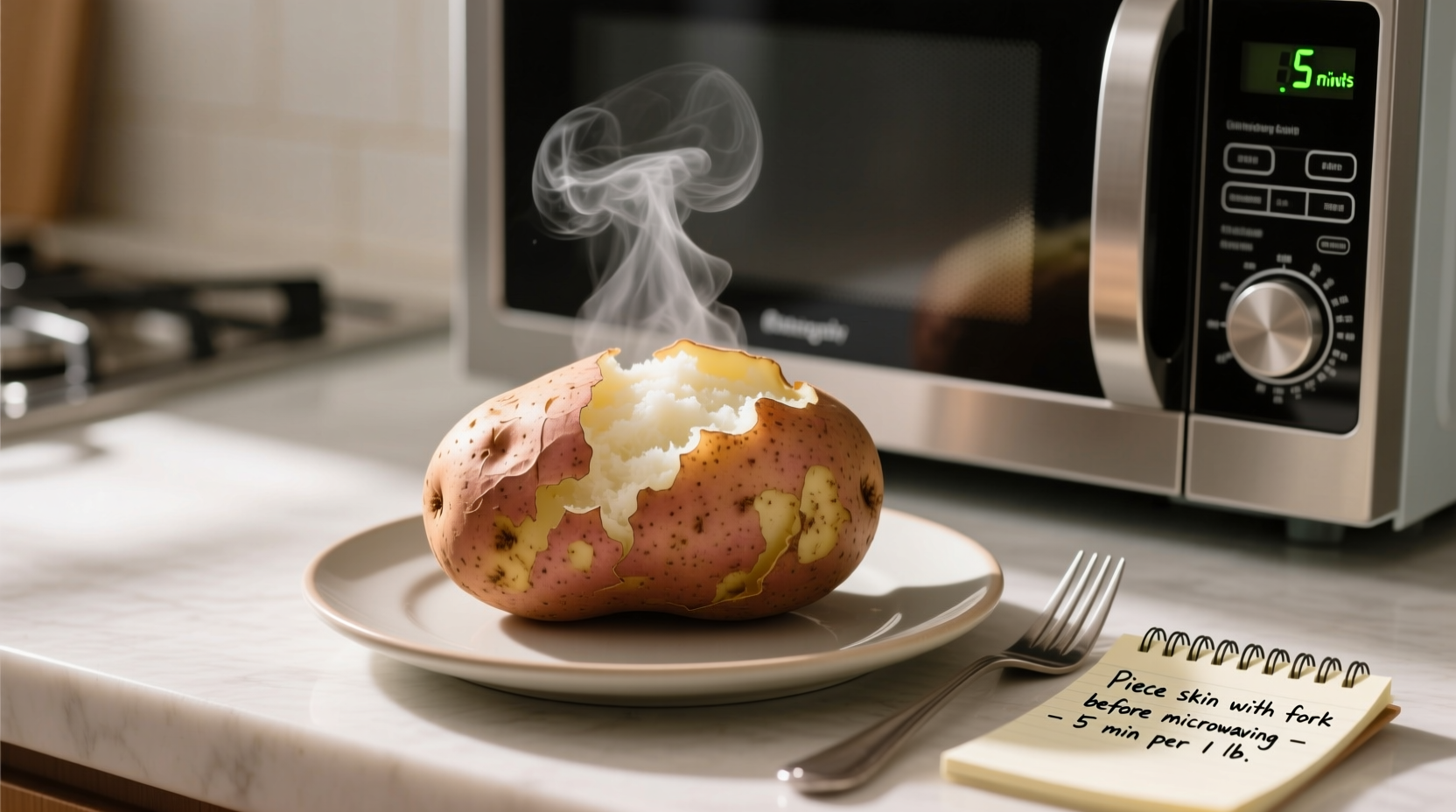 how to microwave a baking potato
