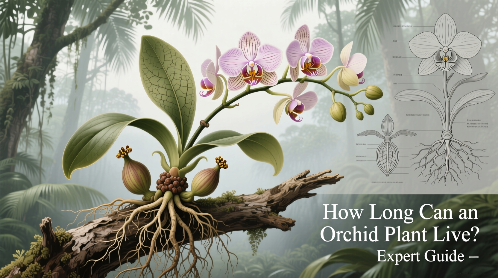 how long can an orchid plant live