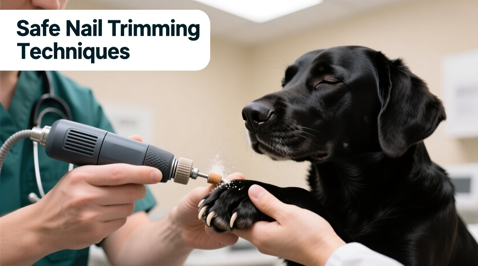 effective techniques to safely grind black dog nails without hurting your pet