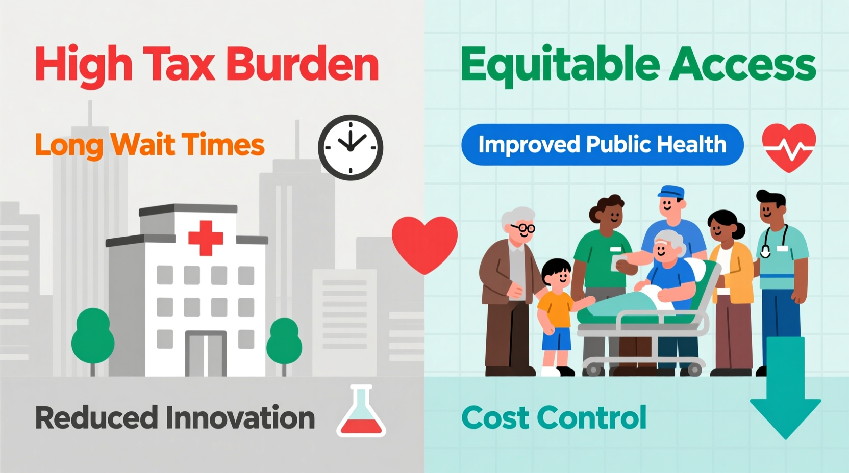 why universal healthcare is bad arguments drawbacks