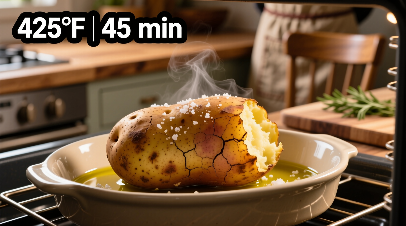 Baking a Potato at 425°F: Perfect Time & Technique