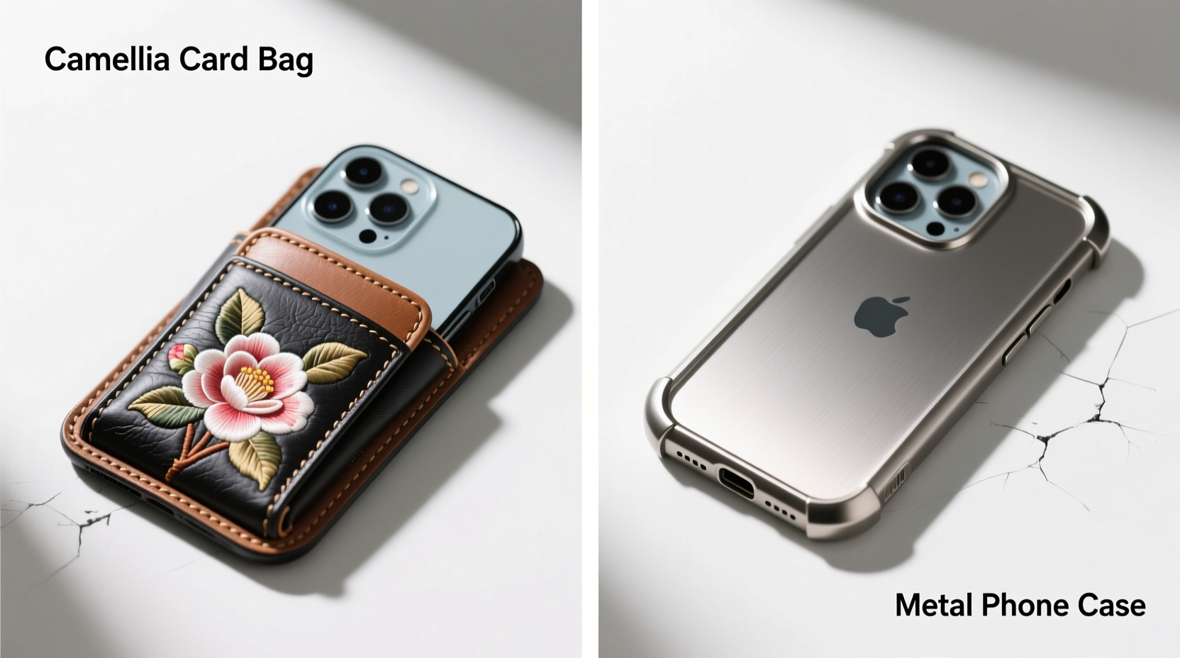 camellia card bag or metal phone case which one actually protects your phone better