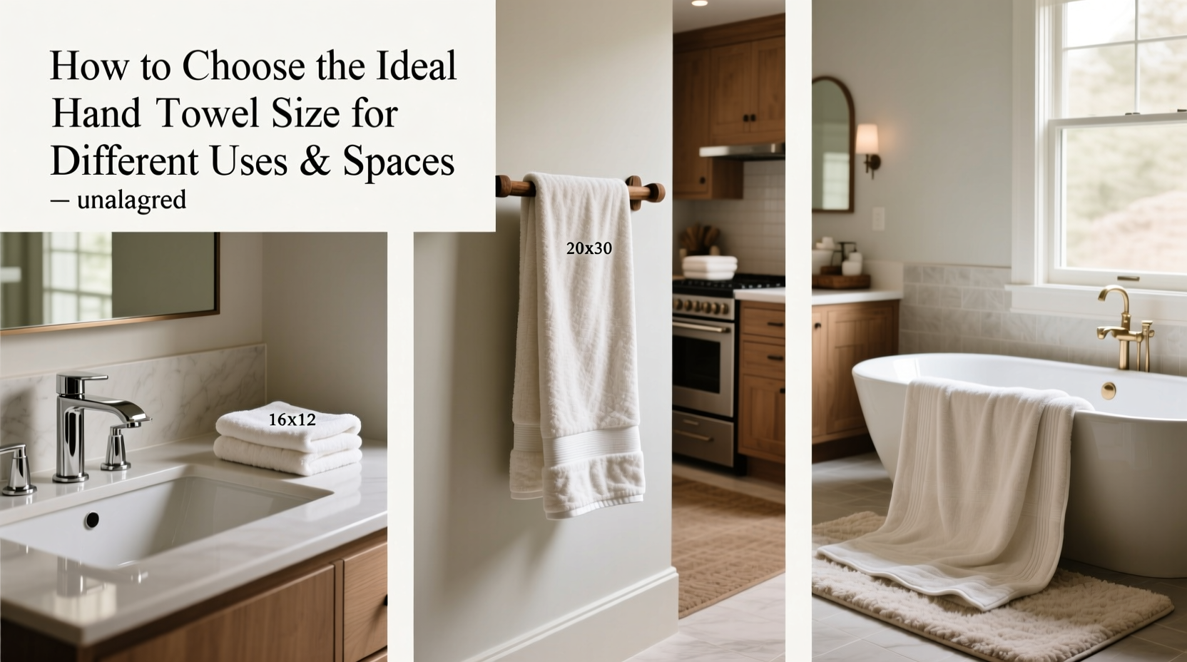 how to choose the ideal hand towel size for different uses and spaces