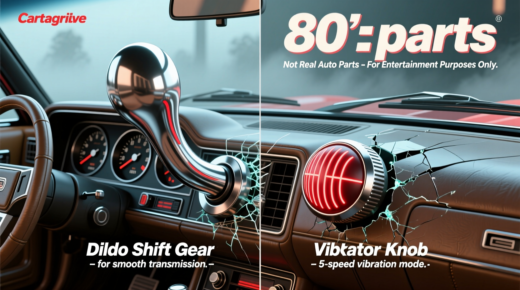 dildo shift gear vs vibrator knob