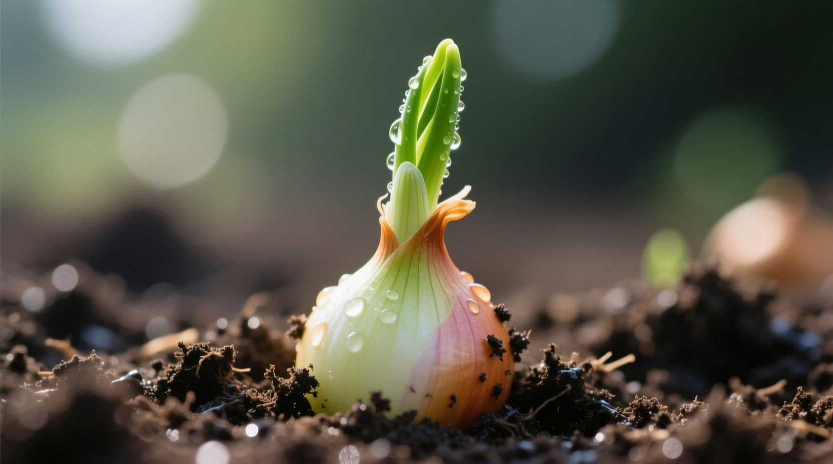 onion sprouting