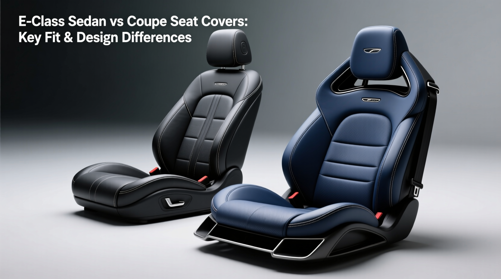 e class sedan vs coupe seat covers