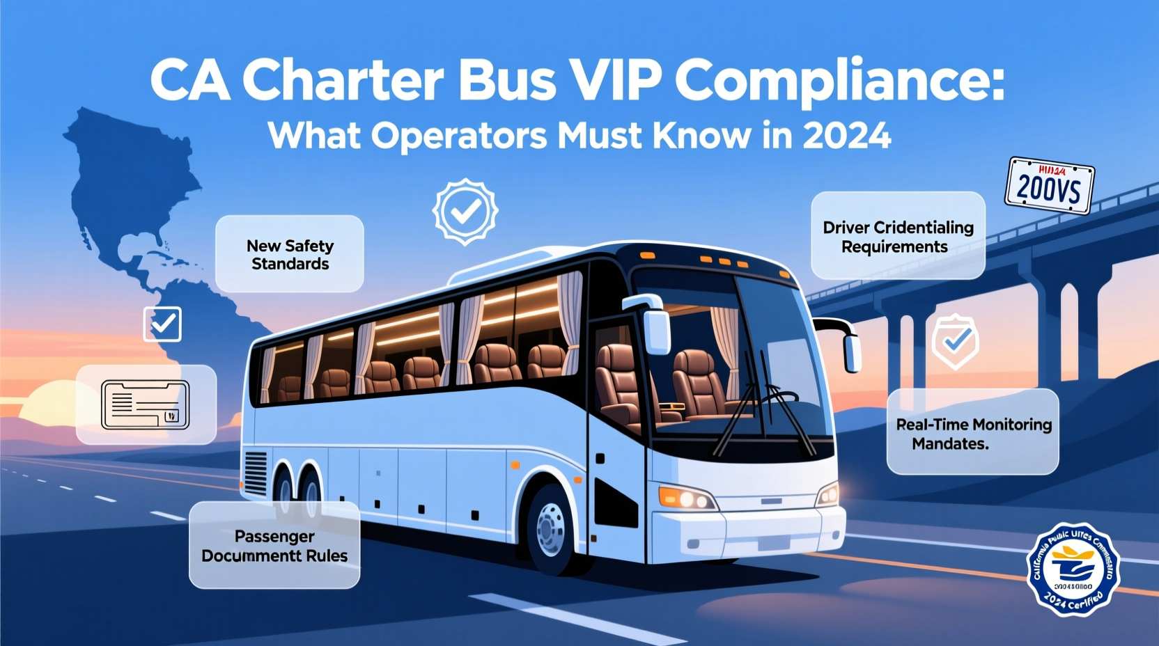 ca charter bus vip compliance