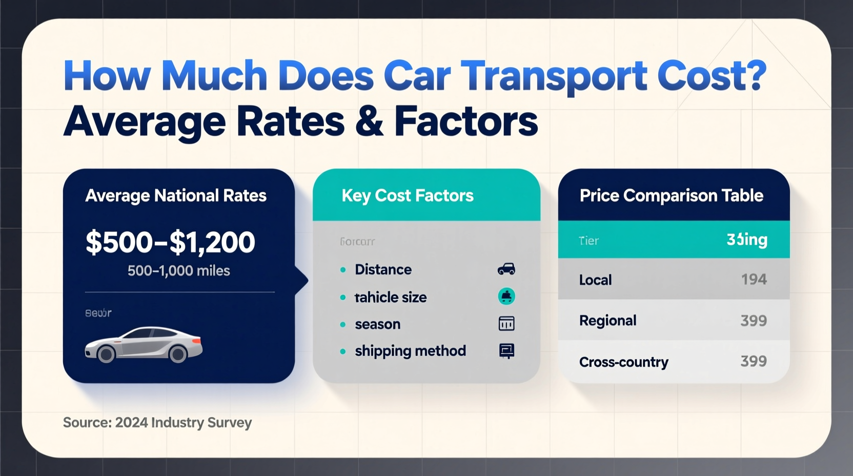 how much does it cost to have a car transported