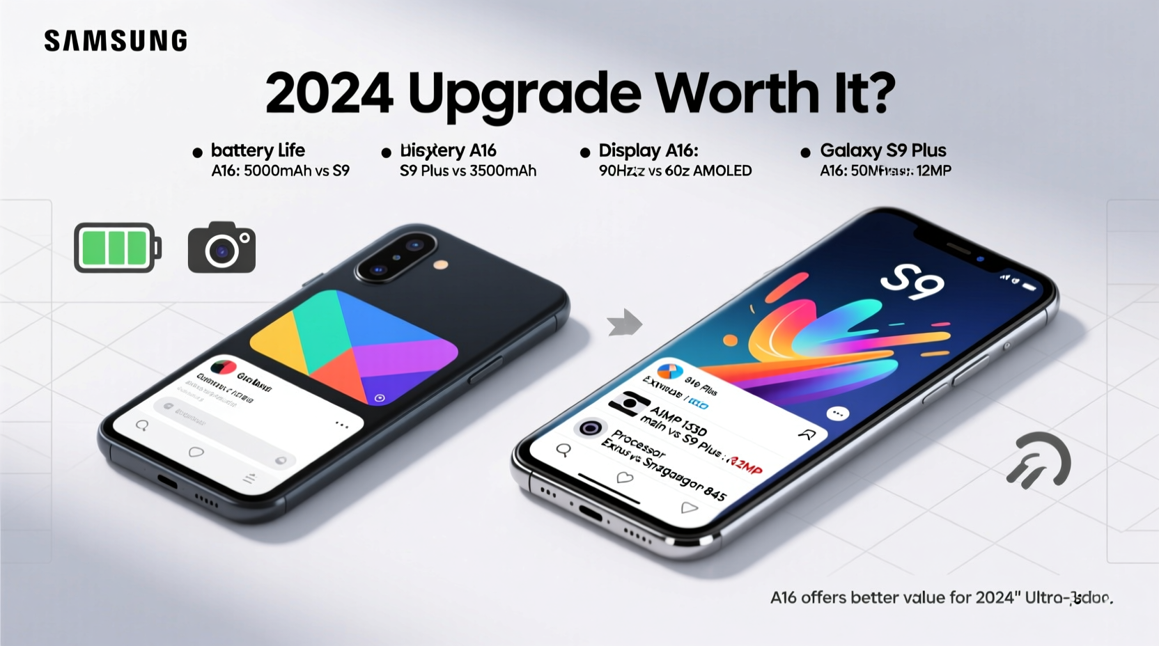 samsung a16 vs s9 plus is it worth upgrading in 2024
