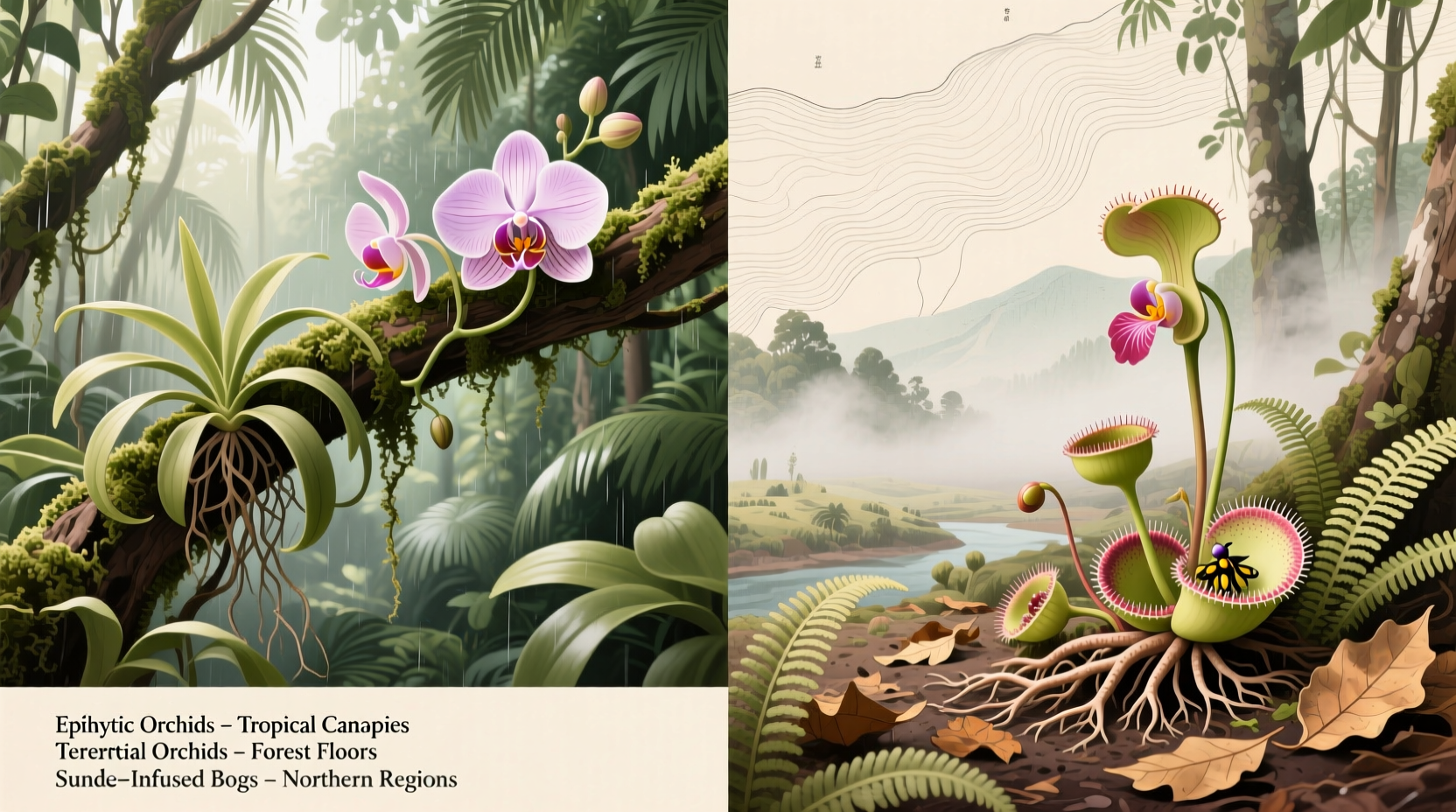Where Do Orchids Naturally Grow? Habitat Guide