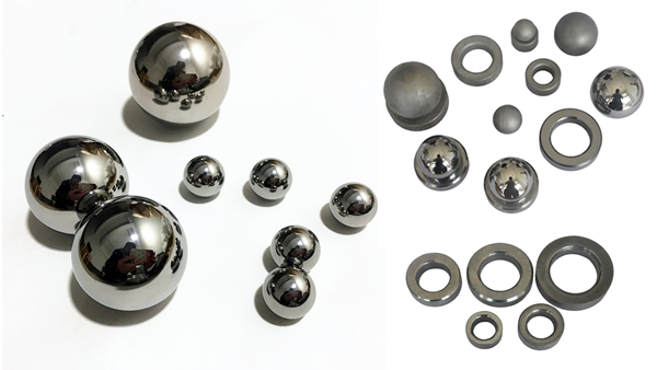API Tungsten Carbide Valve Pair Seat And Ball For Sucker Rod Pump Part