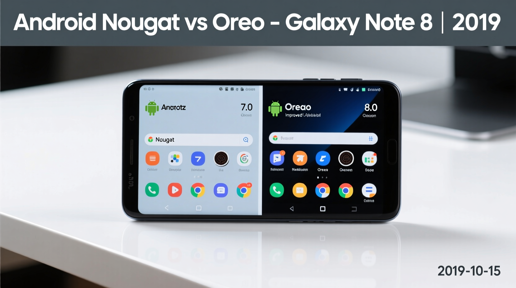 android nougat vs oreo on note 8 in 2019 was the upgrade worth it