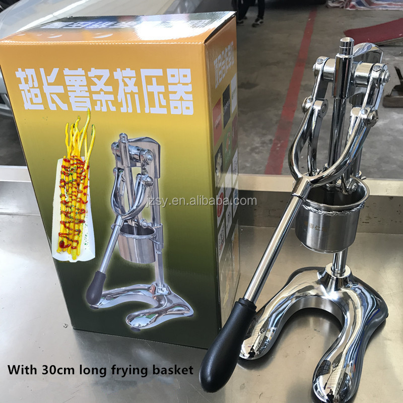 業務用ステンレス製ポテトマッシュバー機械 - フライドポテト押出器 30cm