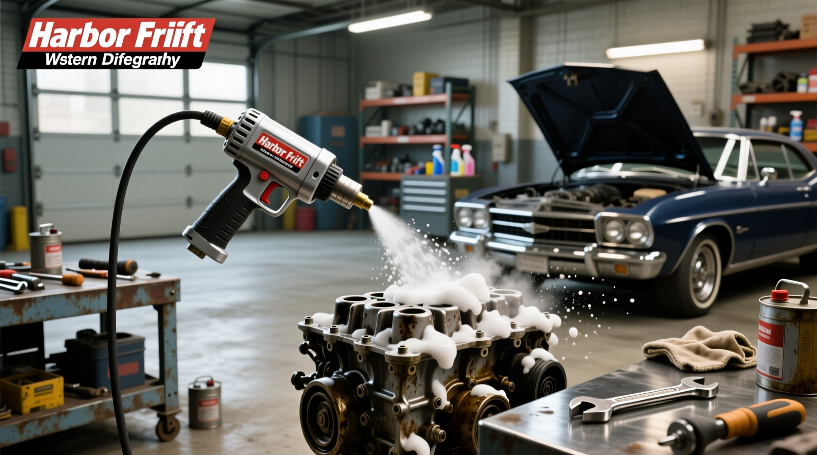 How to Choose & Use an Engine Cleaning Gun from Harbor Freight