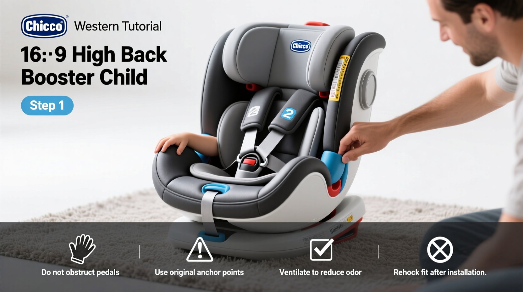 chicco high back booster
