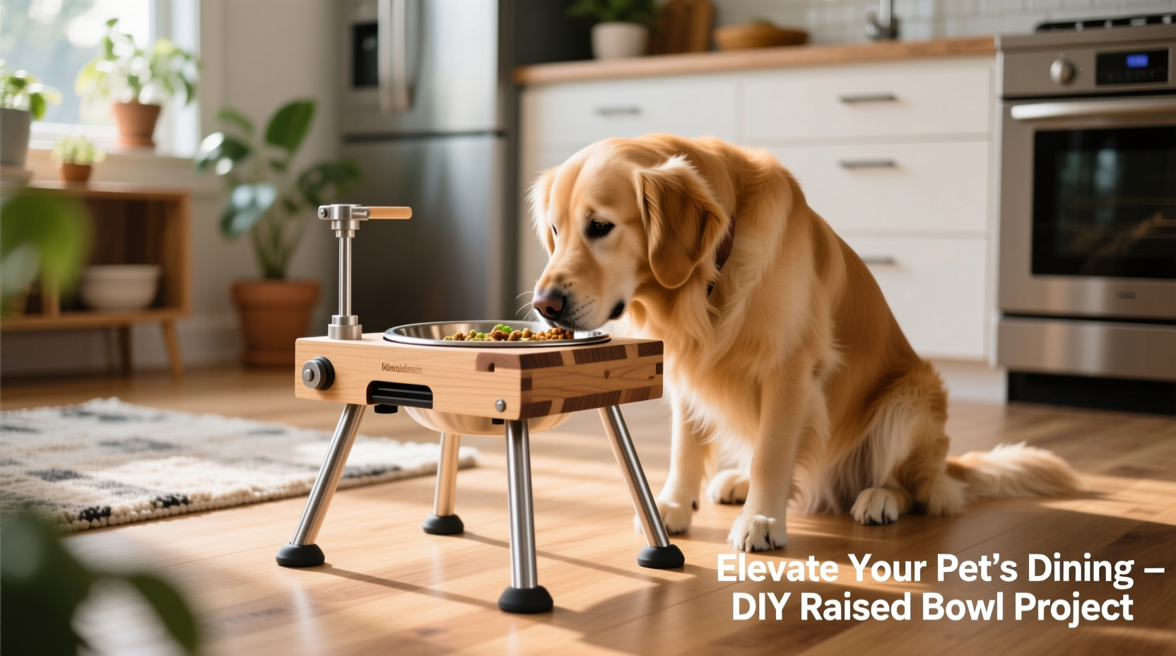 creative and practical diy raised dog bowl projects to improve your pets mealtime