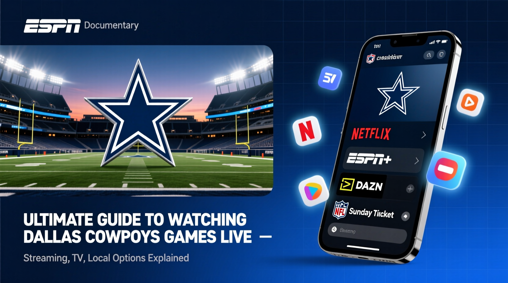 ultimate guide to watching dallas cowboys games live streaming tv and local options explained