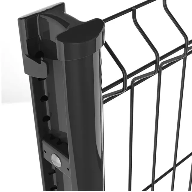 중국 제조 PVC는 울타리를 만곡시키는 고급 품질 3D 구부러진 펜스 패널 트라이앵글을 코팅했습니다