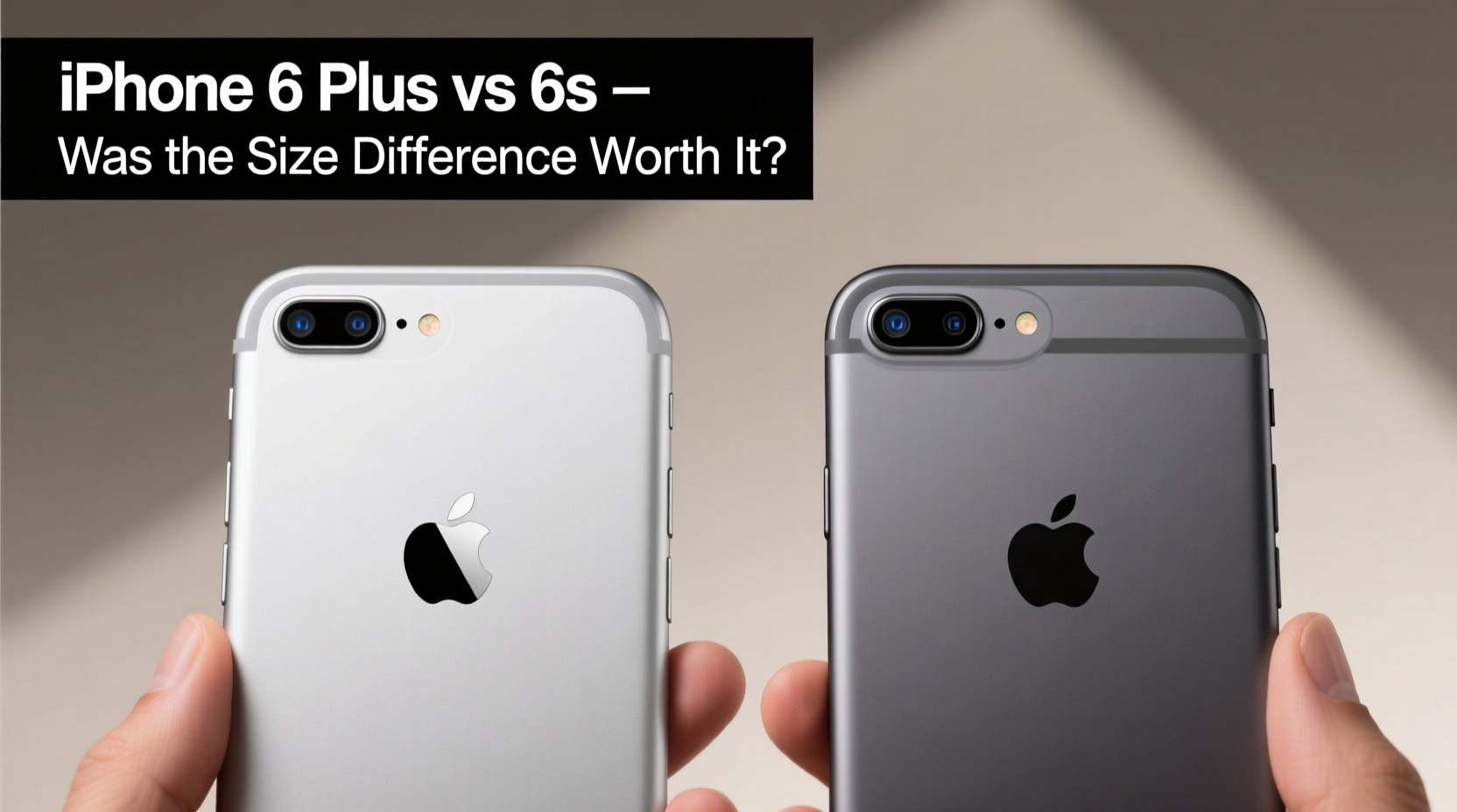 iphone 6 plus vs 6s was the size difference worth it