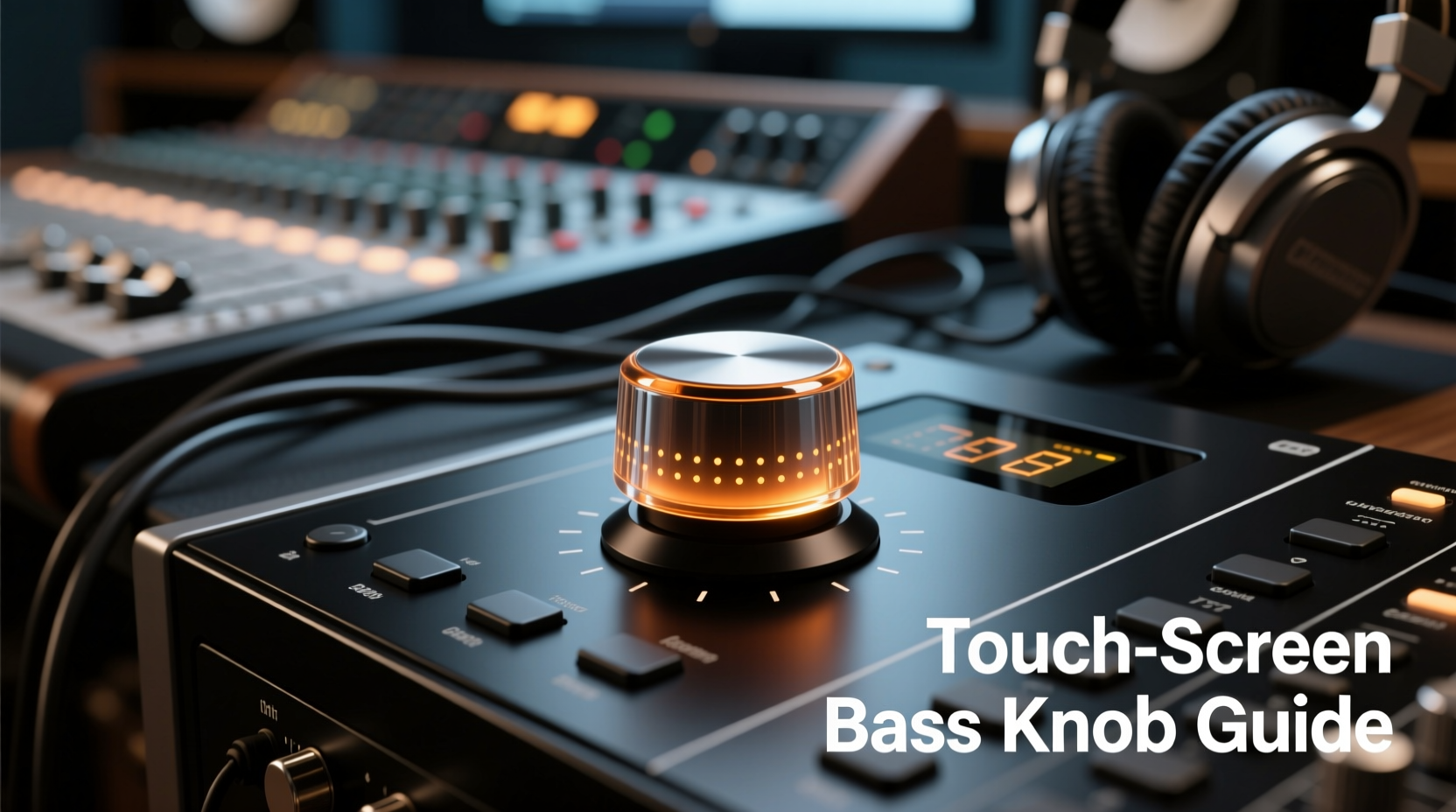 touch screen bass knob
