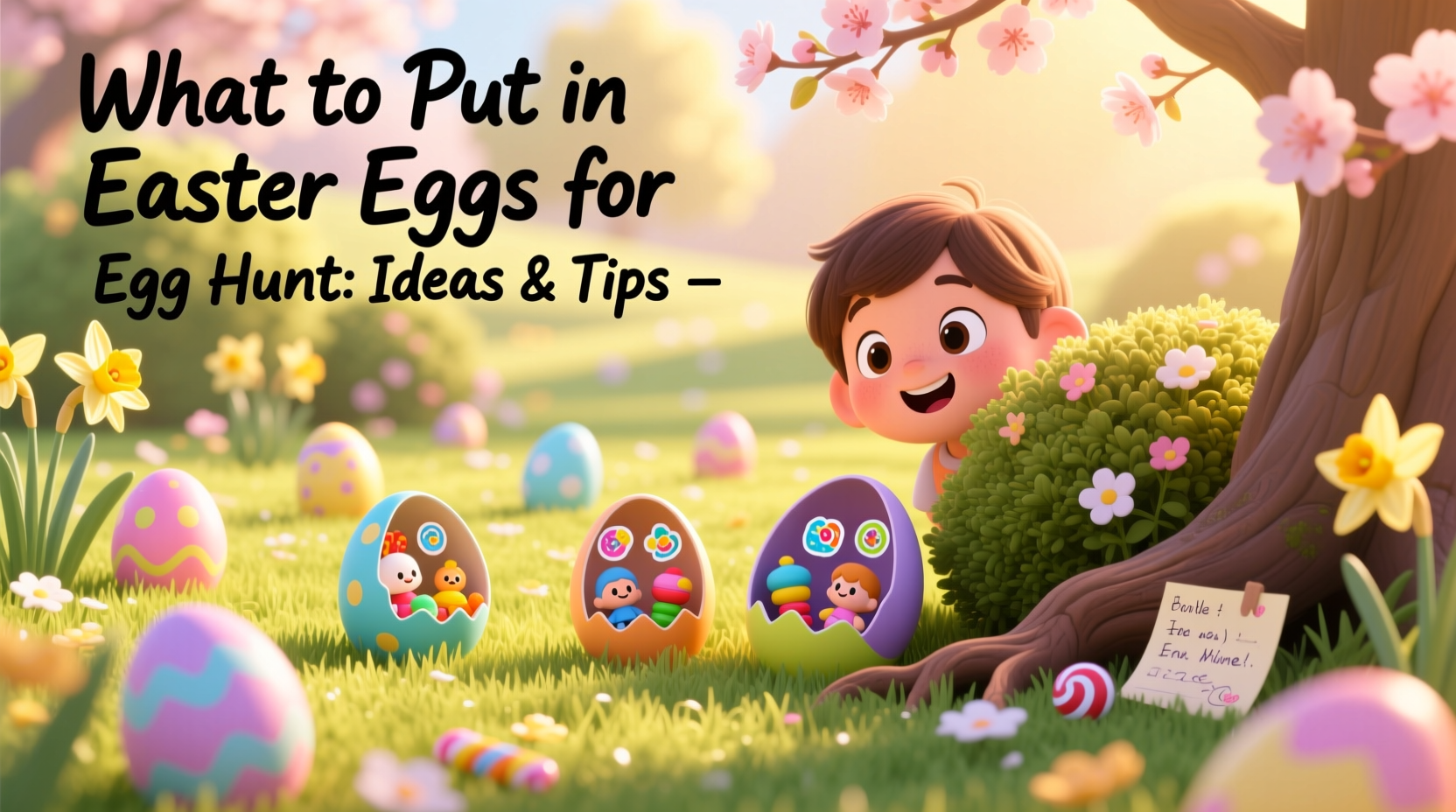 what to put in easter eggs for egg hunt