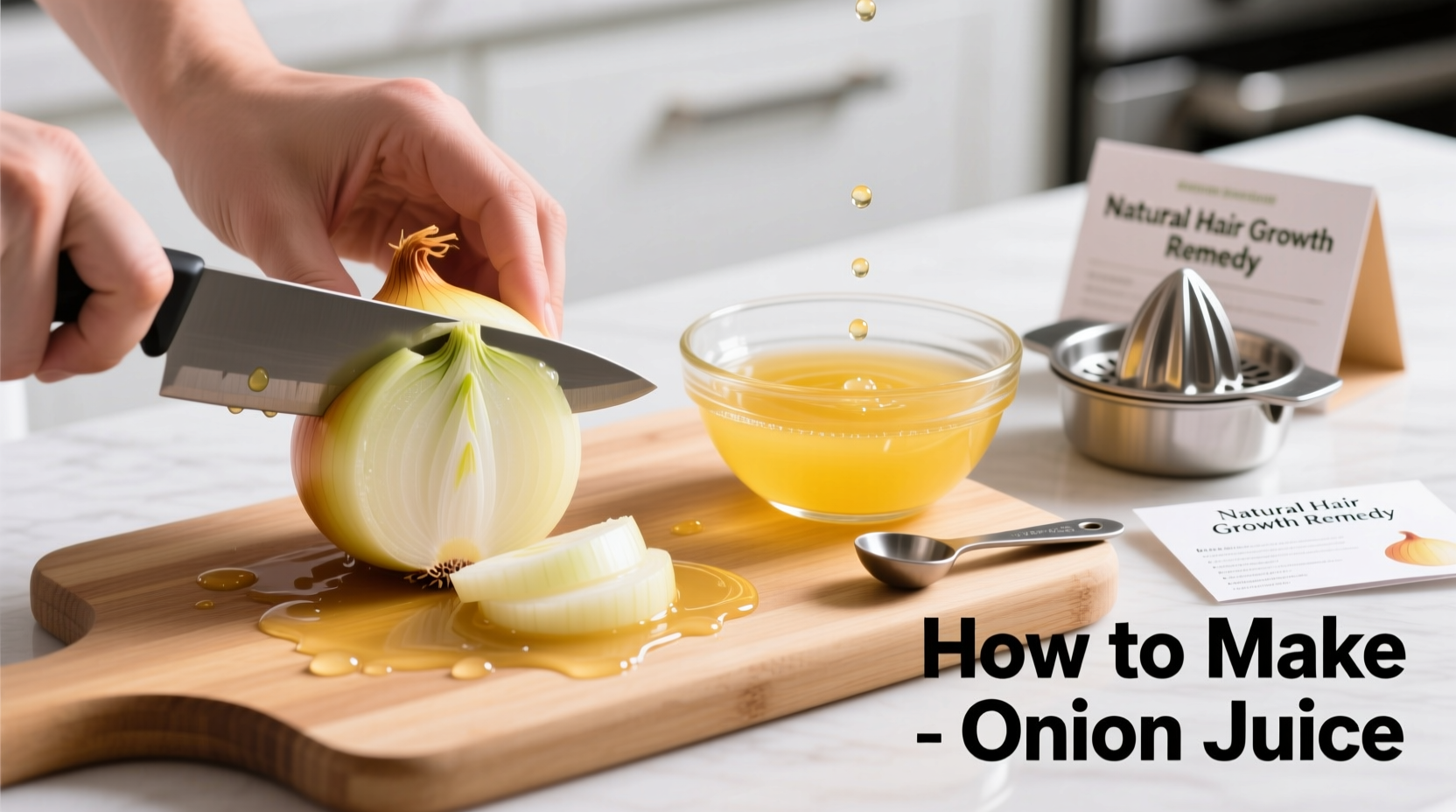 how to make onion juice