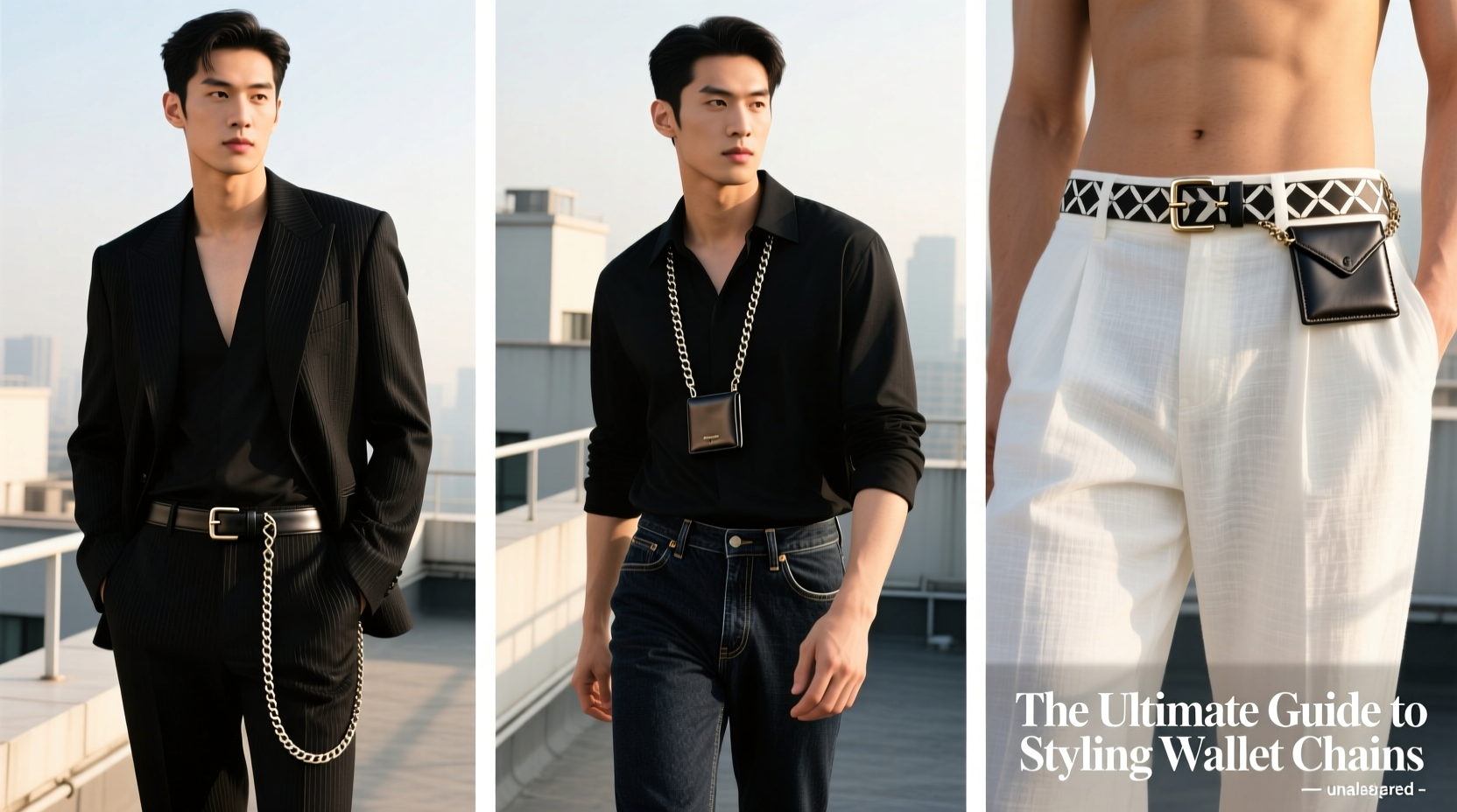 the ultimate guide to styling wallet chains with different pants for a trendy look