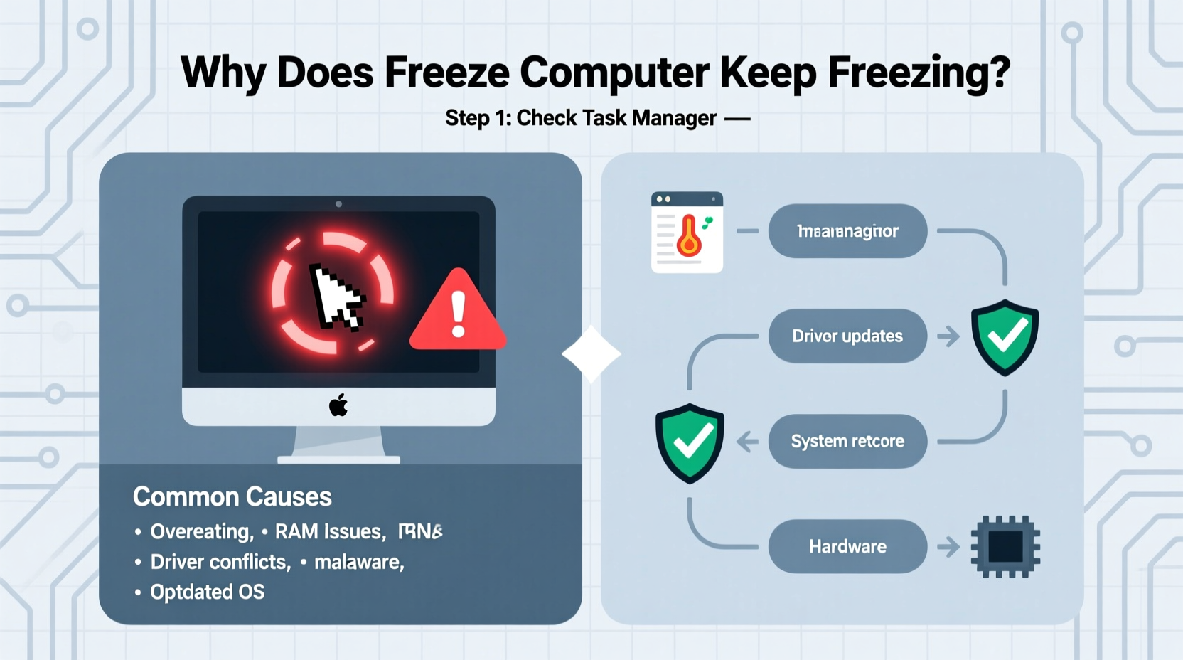 why does my computer keep freezing causes troubleshooting 2
